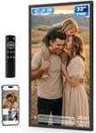 Arktronic 32 inch Large Digital Picture Frame, 1920x1080 FHD Matte Display, WiFi Digital Photo Frame with Remote, 64GB Storage, Auto-Rotate, Share Photo/Video via Apps/Email, USB/Mirco SD, Black