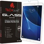 TECHGEAR GLASS Edition fits Samsung Galaxy Tab A 10.1 Inch 2018/2016 (SM-T580 Series) - Genuine Tempered Glass Screen Protector Guard Cover