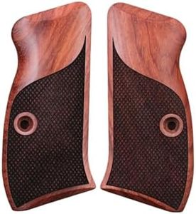 Rosewood Grips Compatible for CZ Compact 75-85 /P-01/P100/C100/T100/PCR/CZ 75D(USA-01270)
