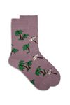 Oroys Men Hobby & Lifestyle, Funky Socks, Fun Socks, Novelty Socks. (Cotton, Umbrella & Exotic Tree Mismatched Socks)