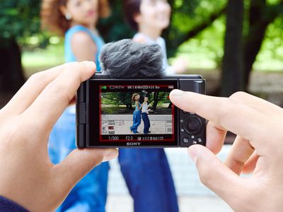 Sony ZV-1F Vlog Camera – Black Compact 4K Video Camera