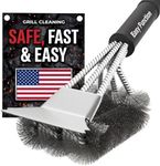 Grill Brush and Scraper - Safe 3 in