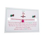 PERSONALISED CHRISTMAS MAGIC ELF BELL WISH BRACELET – Children's Xmas Elf Bell Gift from a Cheeky Elf. FREE POSTAGE