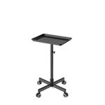 Premium Aluminum Hair Salon Instrument Salon Tray W/Accessory Caddy Tattoo Rolling Tray Station Adjustable Height Trolley Beauty Tool