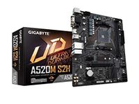 Gigabyte A520M S2H (AMD Ryzen AM4/MicroATX/4+3 Phases Digital PWM/Gigabyte Gaming GbE LAN/NVMe PCIe 3.0 x4 M.2/3 Display Interfaces/Q-Flash Plus/RGB Fusion 2.0/Motherboard)