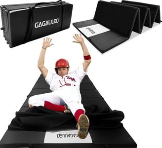 Baseball Softball Foldable Sliding Slide-Rite Training Practice Mats for Outdoor Indoor Baseball Softball Field Training Home Sliding Exercise Mat Baseball Softball Pitching Hitting Driving Mats
