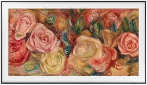 SAMSUNG TV The Frame 4K 2024 43LS03D Smart TV de 43" con Galería de Arte con Display Mate, Marcos Intercambiables, 100% Volumen de Color con Quantum Dot y One Connect y Cable Casi Invisible