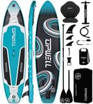 UPWELL 11'x 34" Inflatable Stand Up Paddle Board with Seat, Stand Up Paddle Board Gonflable, Sup Paddle Boards for Adults, Cyclone