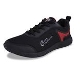 Campus Men's CATO BLK/RED Walking Shoes - 6UK/India 22G-1042