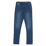 Fame Forever by Lifestyle Girls Mid Blue Cotton Skinny Fit Solid Jeans_6-7Y