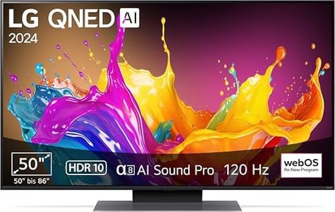 LG 50QNED86T6A TV 50" (127 cm) QNED Fernseher (α8 4K AI-Prozessor, webOS 24, HDR10, bis zu 120Hz) [Modelljahr 2024]