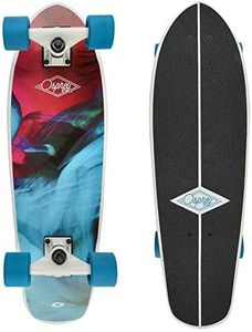 Osprey Twin Top Longboard, Canadian Maple Deck Longboard Skateboard for Boys and Girls, Multiple Colours