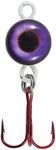 Northland Fishing Tackle Eye Ball Ice Fishing Spoon, Baitfish Imitating Lure for Jigging Walleye, Perch, Crappie & More, UV Purple, 1/8 Oz, 1 Pack