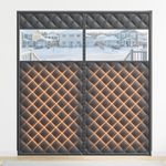 Magnetic Insulated Sliding Door Cur