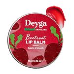 Deyga Beetroot Lip Balm | Lip Care | For Dry & Chapped Lips | For Pigmented Lips | For Women & Men (Classic Lip Balm), 1 Count, Red