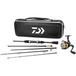 Daiwa CC20F635ML Carbon Case Travel Pre-Mounted Freshwater Spinning Combo