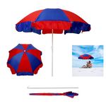 Bluebuds, We Build Smiles 36inch/6ft Outdoor Garden Big Size Umbrella Without Stand For Hotels,Beach,Shop And Restaurent