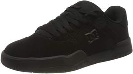 DC Shoes Central - Leather Shoes for Men, Black, 16 US