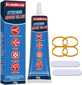 Shoe Glue Sole Repair 60 g, Shoe Repair Glue Slow-Drying, for Sneakers, Soles, Boots, Sandals, Leathers, Handbags and More, Clear, Flexible, Waterproof