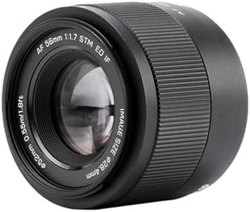 Viltrox 56mm F1.7 Autofocus Portrait Lens Compatible with APS-C Sony E-Mount Mirrorless Cameras A6000 ZV-E10 A6400 FX30 A6300 A6500 A6600 A6100 A5100 A5000 A3500 A3000 NEX-7 NEX-6 NEX-5N