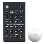 New Replaced Remote Control for Bose Wave Music System Audio CD System AWR1B1 AWR1B2 AWRCC1 AWRCC2 AWRCC3 AWRCC4 AWRCC5 AWRCC6 AWRCC7 AWRCC8 (with Battery)