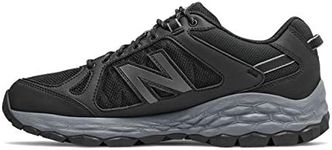 New Balance Men's 13501 Fresh Foam Walking Shoe, Black/Lead, 8 UK