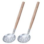 2PCS Ice Scooper, Ice Fishing Skimmer Scoop Winter Ice Fishing Scooper with Long Handle Ice Slush Scoop Winter Outdoor Fishing Shovel Ice Tools, Ice Fishing Gear for Scooping Out