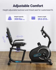MERACH Recumbent Exercise Bike S08 – Indoor Stationary Fitness Bike