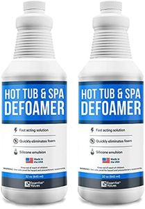 Hot Tub Foam Eliminator, 2 Pack Pool & Spa Defoamer (32oz/ Bottles) – Eliminate Foam Without Harsh Hot Tub Chemicals, Eco-Friendly & Safe w/Silicone Anti Foam. Get Foam Down and Enjoy Leisure Time