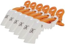 GK HAIR Global Keratin Shark Clips (6 pack) for Hairs Sectioning clips for curling hair Styling, Cutting, and Coloring – Professional Grip for Thick, Curly, or Volume Hair