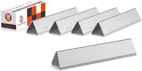QuliMetal SUS304 15.3" Flavorizer Bars Replacement for Weber Spirit 300 and GS4 Spirit II 300, Spirit E310 E320 E330 S310 S320 S330 Series Gas Grill with Front Control Knobs,Parts for Weber 7636 69797