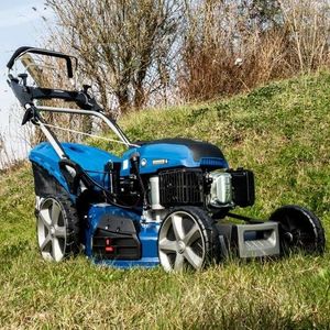 Hyundai 22" Electric Start Lawnmower – Push Mower for Large Lawns