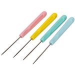 4Pcs Cookie Scribe Tool Sugar Stir Needle, Scriber Needle Cookie Decorating Tools for DIY Baking Pin Whisk Stainless Steel Needle Biscuit Icing Pin