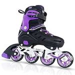 Purple Inline Skates for Youth Girl