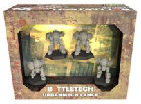 BattleTech UrbanMech Lance Force Pack - Miniatures Wargame for 2+ Players, Ages 14+, 1.5 Hour+ Play Time - Classic Mech Warfare Collection by Catalyst Game Labs, Grey