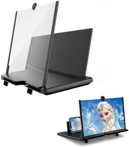 16 Inch Screen Magnifier for Cell Phone, Phone Screen Amplifier 3D HD Mobile Screen Magnifying Enlarger for Movies Videos Games, Fit for All Smartphones
