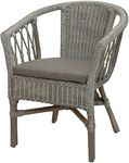 Stackable Rattan chair Vintage Grey