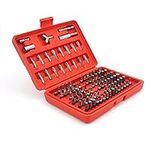 Uniteco 100Pcs Screwdriver Bit Set All Purpose Security Bit Set with Tough Case PS001