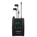 Phenyx Pro PTM-10 Stereo Wireless in Ear Monitor System Bodypack Receiver, Performance with 89 Adjustable Frequencies