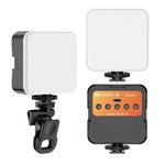 STRIFF BLAZE1 LED Video Light for Phone, Camera, Laptop, Meeting, Photography, and Lighting, with Clip & Type C, Dimmable & Rechargeable for Selfie Stick Tripod, 2000mAh, 4.5W