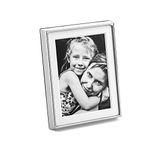 Georg Jensen Deco Picture Frame - Mirror Polished Stainless Steel and Plastic - Luxury Photo Wall Display - 18 x 23 x 3.2 cm - Large