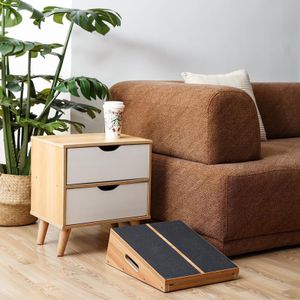 Professional Wooden Slant Board – Adjustable Incline Stretch Platform