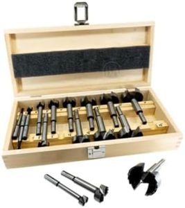 Benchmark Abrasives 16 Piece Forstner Bit Set