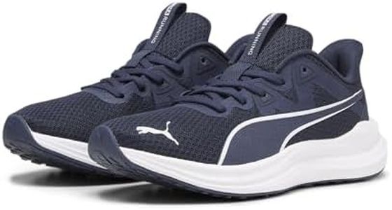 PUMA Scarpe da Running Reflect Lite per Ragazzi 37 Navy White Silver Blue Metallic