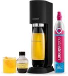SodaStream MIX™, Sparkling Drink maker & Soda Maker, Carbonates Any Drink, With 1L Dishwasher Safe Carbonating Bottle and 1 CO2 Cylinder/Carbonator, Makes Up To 60L* Drinks, Black