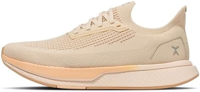 Flux Footwear Adapt Runners for Women and Mens Barefoot Minimalist Shoes – Wide Toe Box, Zero Drop Sole, Lightweight & Flexible, Perfect for Walking, Running and Everyday Comfort – Faded Orange(Nectar)
