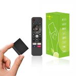 BOXPUT Lemon TV Mini Android TV Box, Android 12.0 TV Box, 2GB RAM 16GB ROM, H618/2.4G/5G Dual WiFi, BT5.4 Quad Core 4K Ultra HD Media Box Android TV Box 2024(Without Media Player)