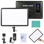 Godox LEDP260C Ultra-Thin 30W Dimmable LED Video Light Panel Lamp 3200K-5600K Bi-Color Temperature w/Wireless Remote Control Handle for Cannon Nikon Sony Digital DSLR Camera Studio Photography