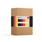 myPAPERCLIP Executive Series Notebook | Section Thread Bound with Hand Drawn Paper Back | Notebook For Gifting | Stationery Notebook | A5, Plain, 192 Pages, 80 GSM, Multicolor, Pack of 5