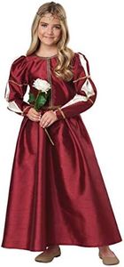 California Costumes Renaissance Princess, Child Costume, Small,Burgundy